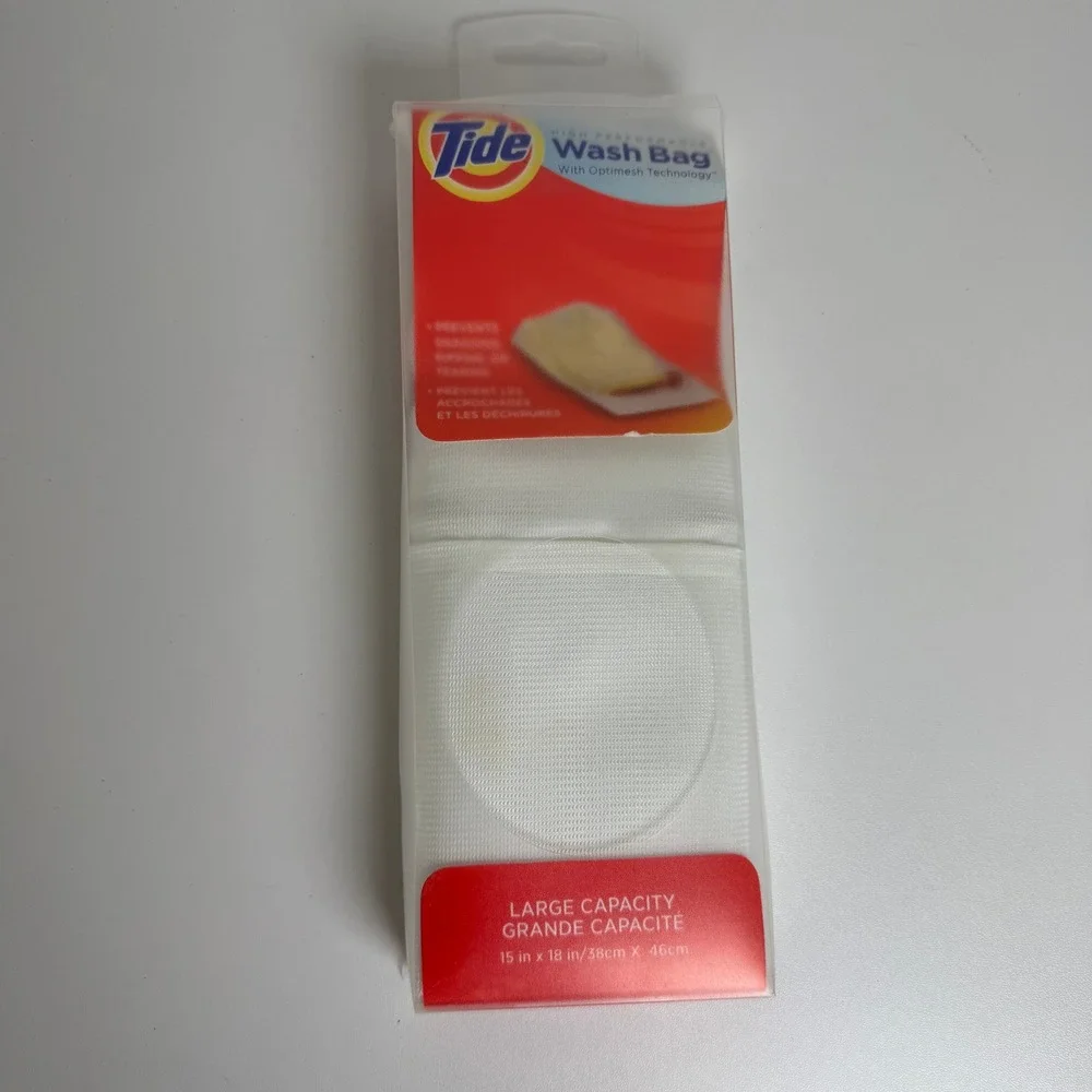 Tide High‎ Performance Wash Bag Large White Mesh Lingerie Protector Bag